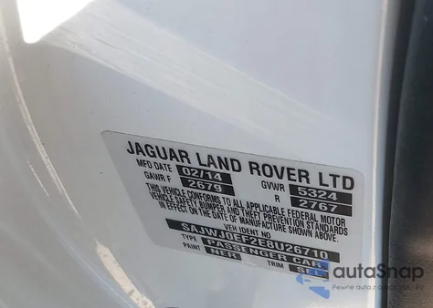 2014 Jaguar Xf V6 Sc from USA, damaged, VIN SAJWJ0EF2E8U26710